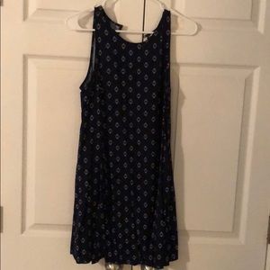 Navy and white swing dress from Old Navy